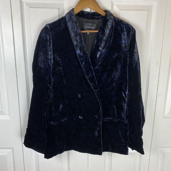Blazer Femme Lucky Brand - Taille M Style Militaire Kaki - Occasion Très Bon état